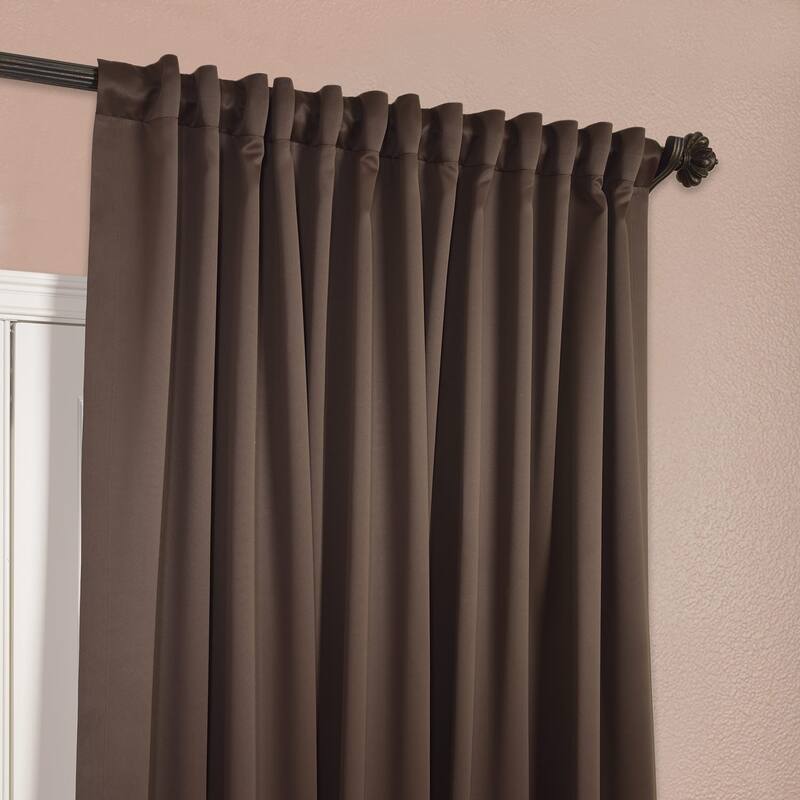 Exclusive Fabrics Extra Wide Room Darkening 108-inch Curtain (1 Panel)