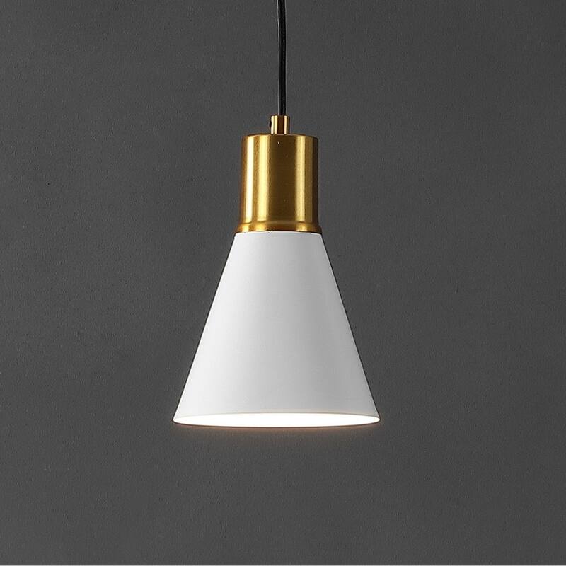 Watts Mid-Century Modern Iron LED Pendant, by JONATHAN Y