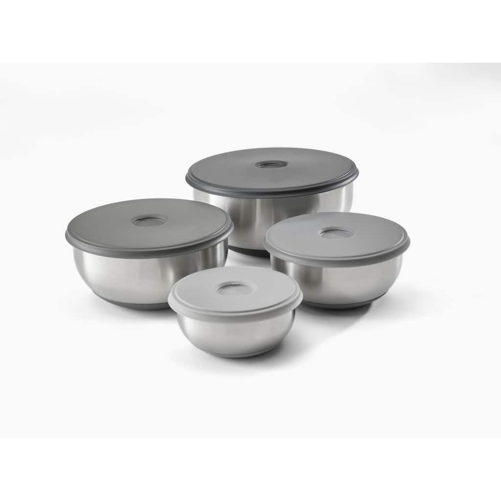 Joseph Joseph Nest Prep&Store 8-piece Stainless Steel Bowl Set with Lids