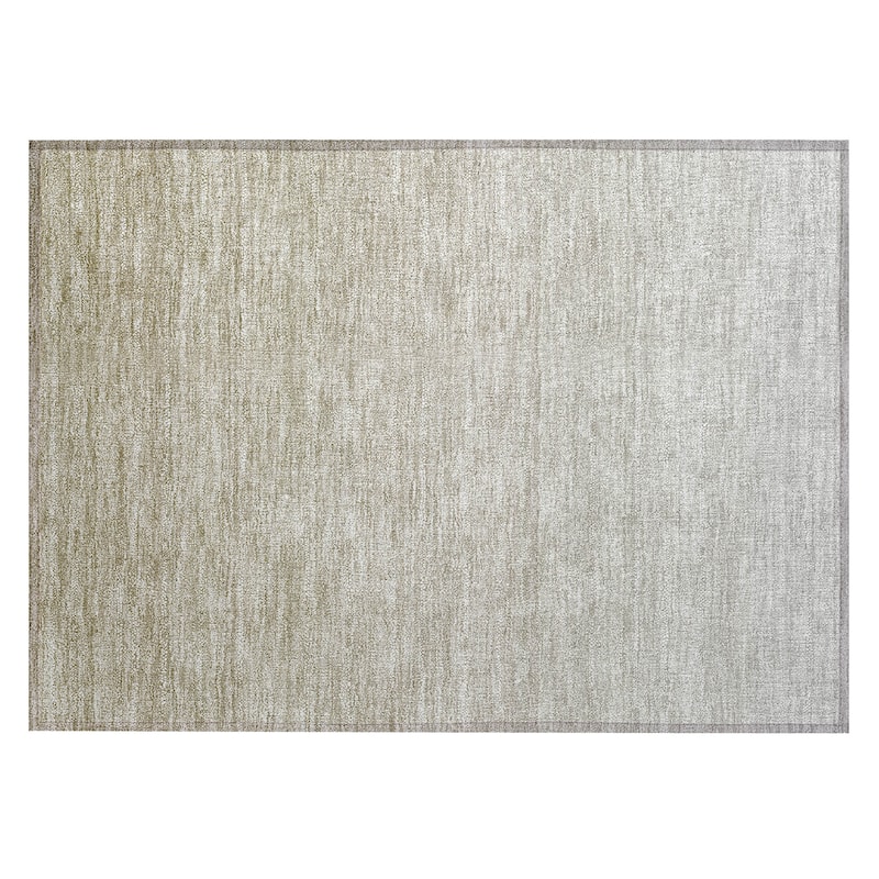 Machine Washable Indoor/ Outdoor Chantille Solid Ombre Rug