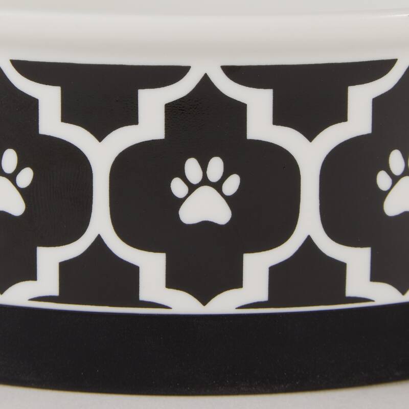Bone Dry Lattice Pet Bowl (Set of 2)