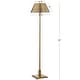 preview thumbnail 7 of 16, Odette 60" Metal LED Floor Lamp, Brushed Brass by JONATHAN Y - 60" H x 15.75" W x 15.75" D