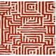 preview thumbnail 44 of 50, SAFAVIEH Amsterdam Selma Modern Rug 6'7" Square - Ivory/Terracotta - Square