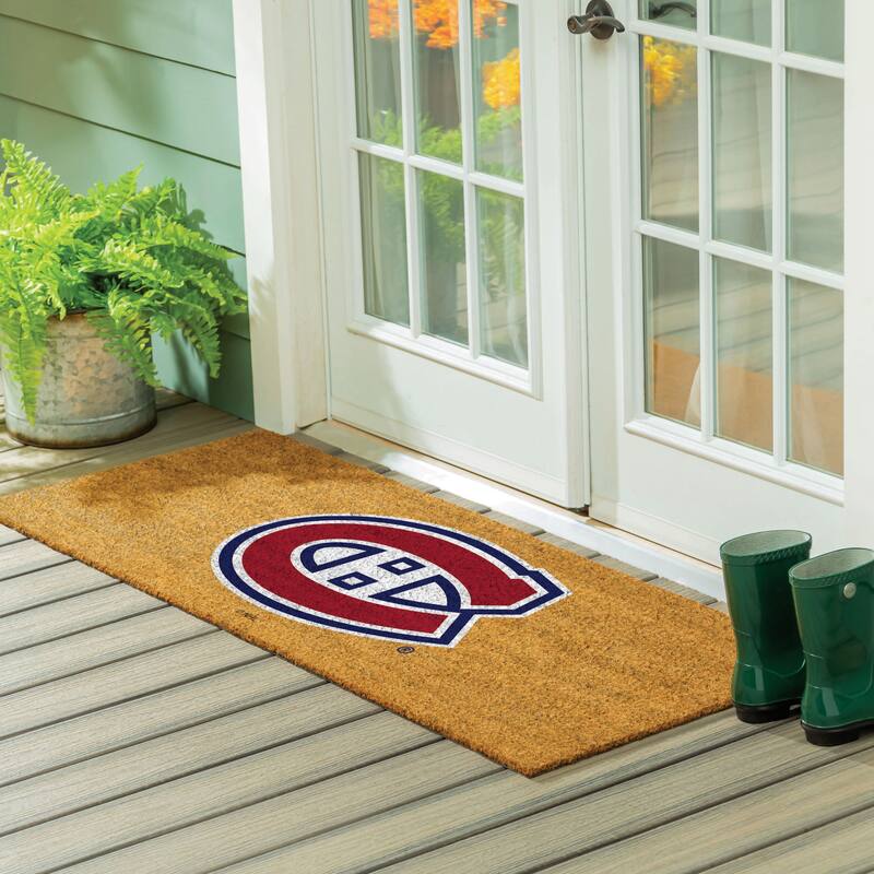 Montreal Canadiens Full Color Indoor/Outdoor Coir Mat - 60" x 24"