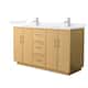 Option Light Oak / White Quartz Top / Brushed Nickel