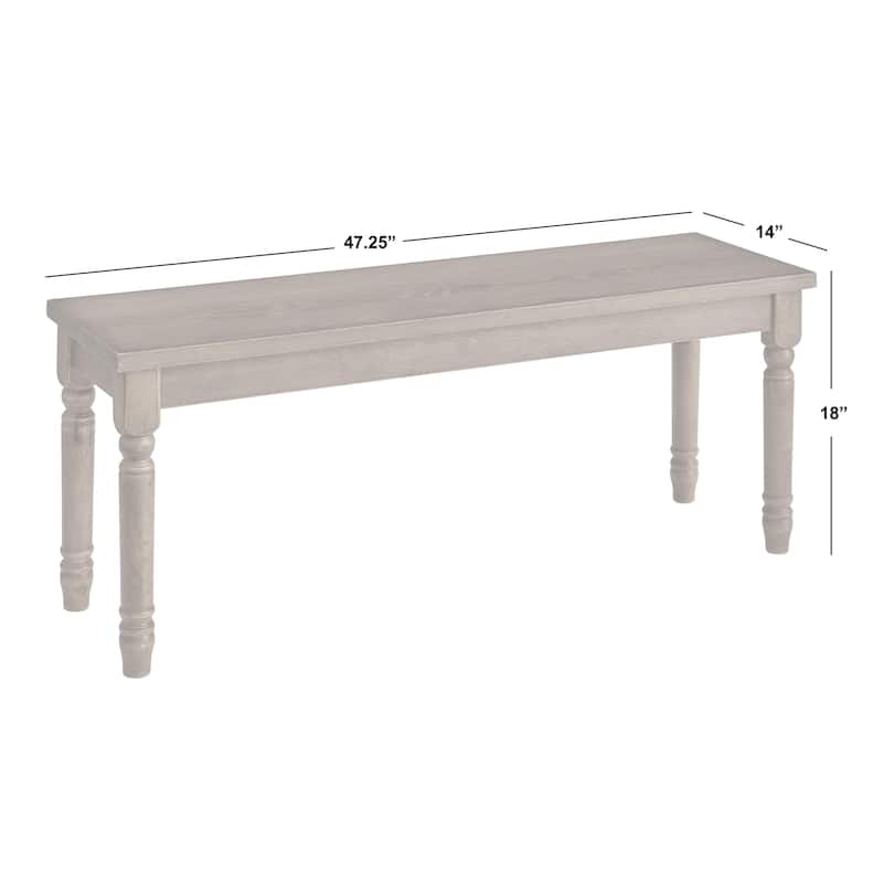 Simple Living Burntwood Dining Bench