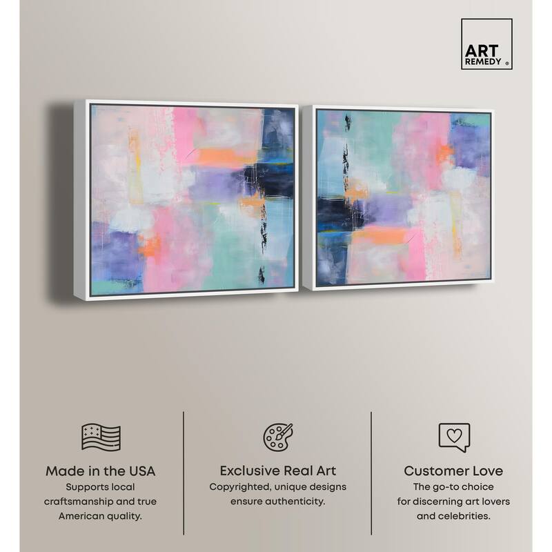 Oneiric Circles II Canvas by Art Remedy