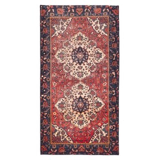 ECARPETGALLERY Hand-knotted Antalya Vintage Red Wool Rug - 5'1 x 9'7