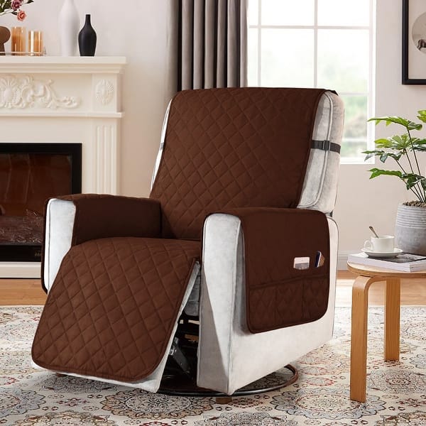 slide 2 of 66, Subrtex Recliner Chair Cover Slipcover Reversible Protector Anti-Slip - Large