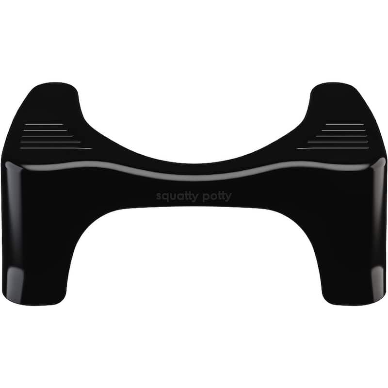 Squatty Potty The Original Bathroom Toilet Stool, 7 Inch Curve Lightweight with Sleek and Modern Design, Black