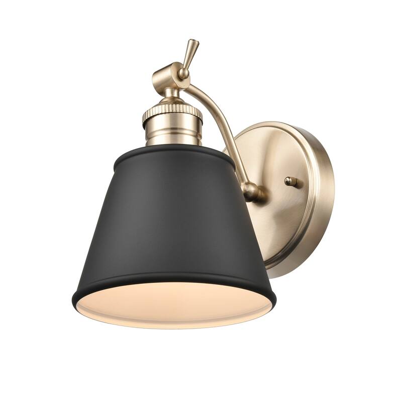 Millennium Lighting Layne 1 Light Wall Sconce in Modern Gold or Chrome Finish