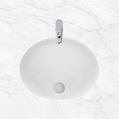 CB LIVE Modern Undermount Oval Ceramic Bathroom Vanity Sink
