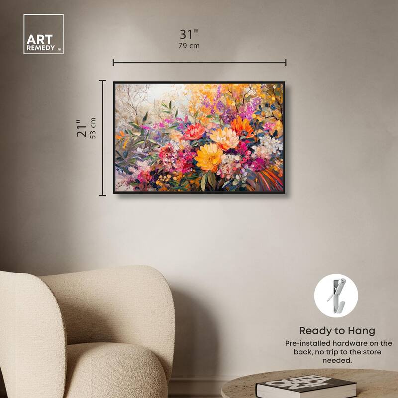 Amber Auras Canvas by Art Remedy