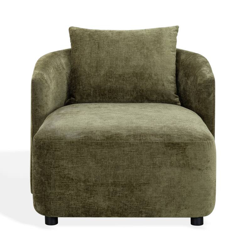 SAFAVIEH Couture Gwendelyn Chaise Lounge - 59"W x 39"D x 30"H