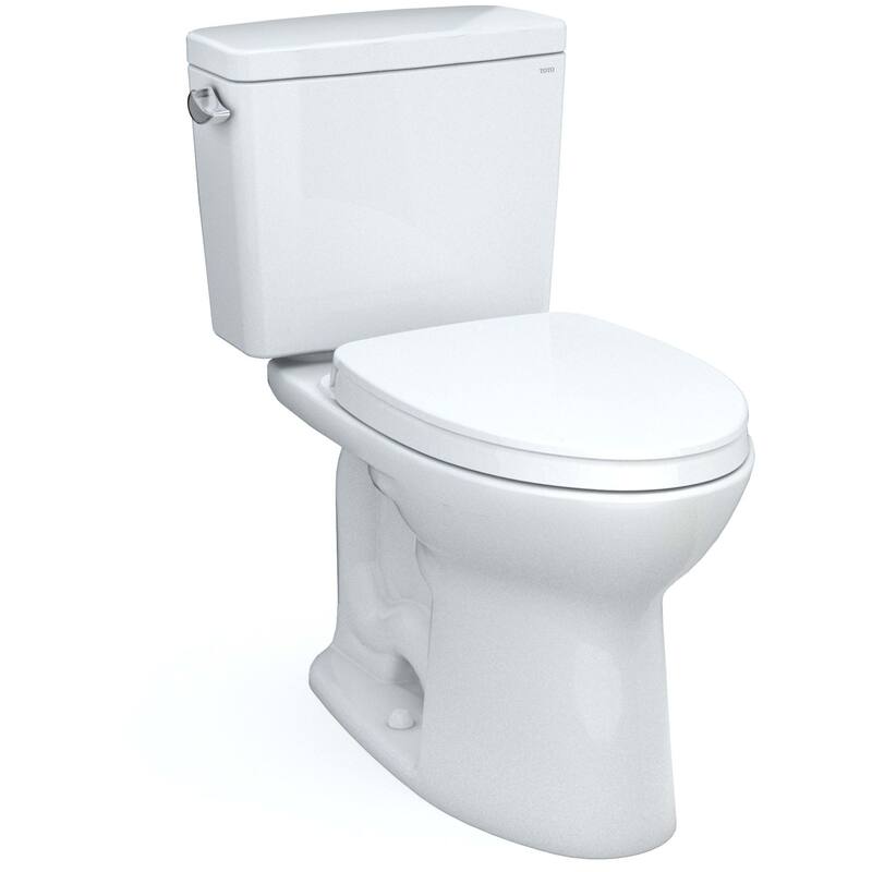 Toto CST776CSG#12 Drake 1.6 GPF Two Piece Elongated Toilet with Left Hand Lever