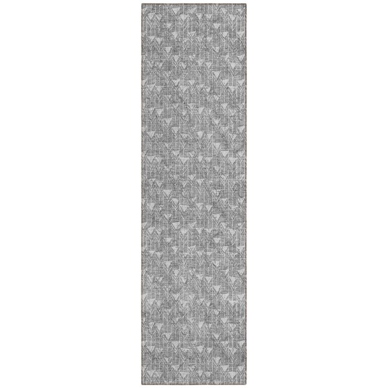Machine Washable Indoor/ Outdoor Arrows Chantille Rug