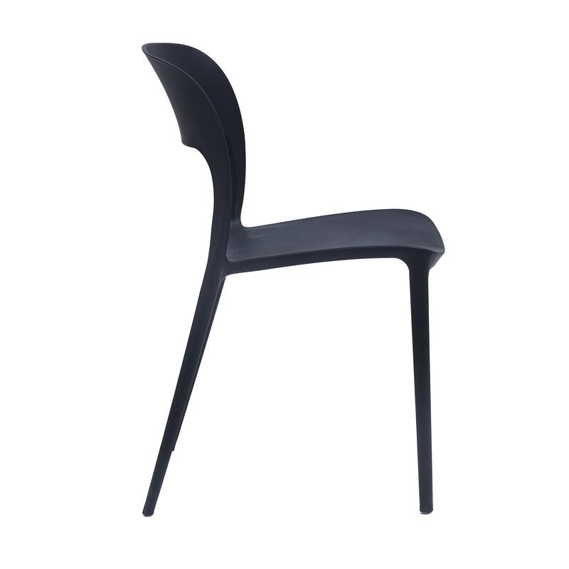 Porthos Home Brody Stackable Plastic Dining Chairs (Set of 2)
