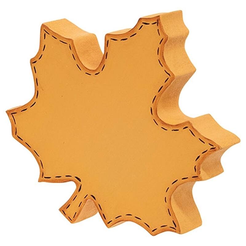 Fall Icon Chunky Wood Sitter Autumn Table Decor 3 Asstd. - 3” x 4” x 0.75”