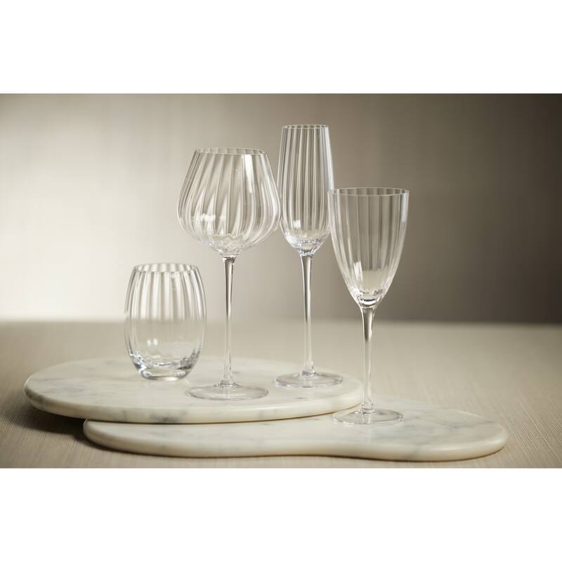 Malden Optic Stemless All-Purpose Glasses, Set of 4