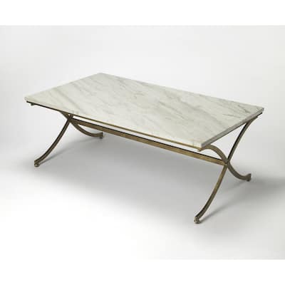 Handmade Pamina Travertine Cocktail Table