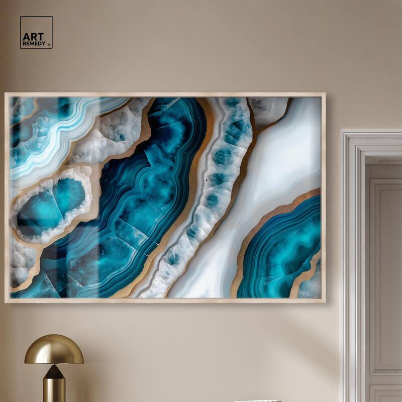 Opaline Undulation Shadowbox by Art Remedy