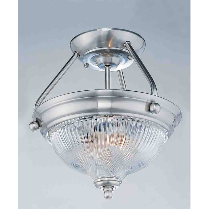 Volume Lighting 3 Light Semi-Flush Ceiling Fixture