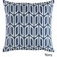 preview thumbnail 3 of 4, Artistic Weavers Decorative 18-inch Chowk Throw Pillow Cover Only - Navy