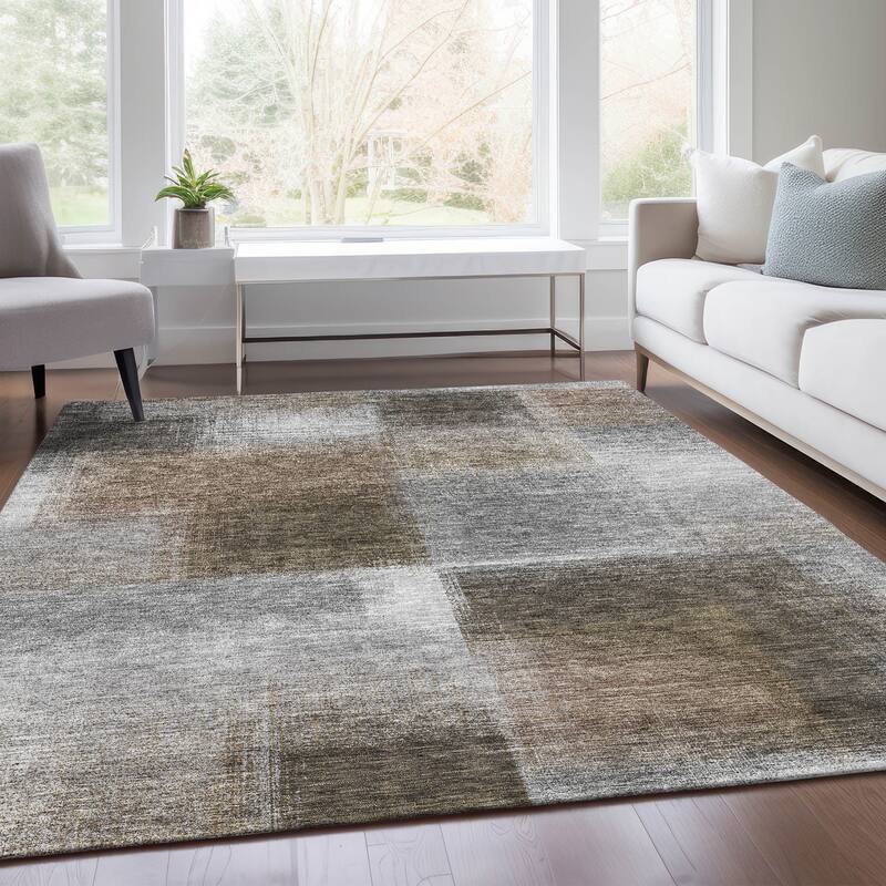 Machine Washable Indoor/ Outdoor Chantille Ombre Rug
