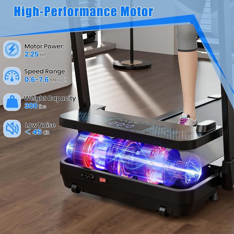 Portable Treadmill Walking Pad Adjustable Speed Running Machine