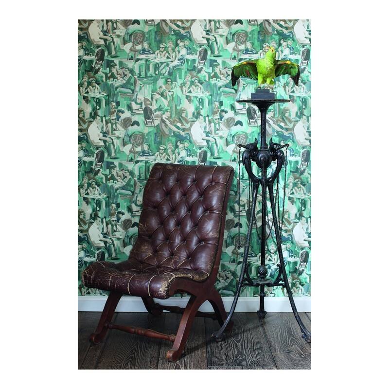 Wunderkammer Jade Café Wallpaper - 20.5 x 396 x 0.025