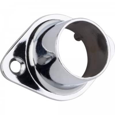 Hardware Resources Closed Screw In Closet Rod Mounting Bracket for