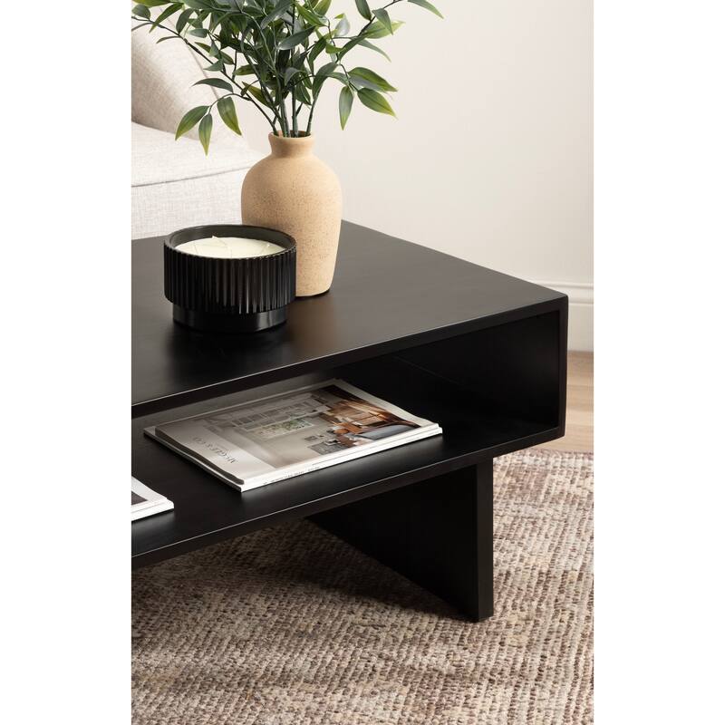 Kate and Laurel Torroba Ribbed Coffee Table