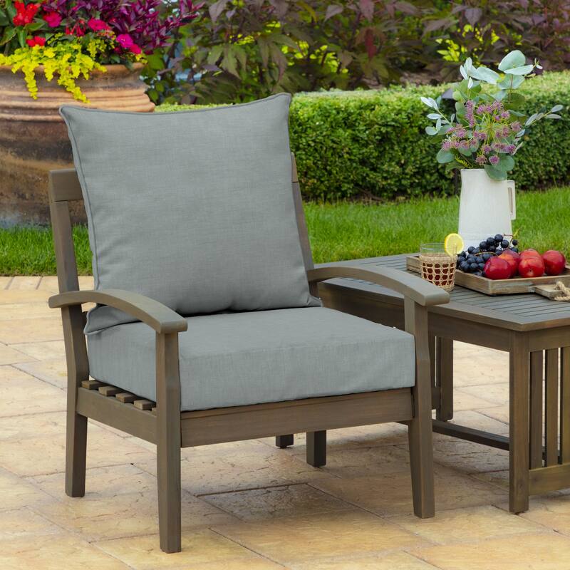 ARDEN Outdoor Foam Deep Seat Cushion Set, 24 in x 24 in