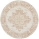 preview thumbnail 137 of 135, Nourison Grafix Distressed Vintage Medallion Area Rug 8' Round - Ivory/Beige