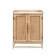 preview thumbnail 12 of 17, Spence Wooden Bar Cabinet with Marble Top