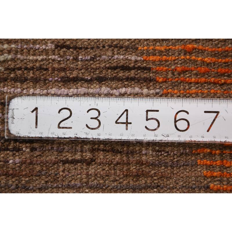 All-Over Trellis Moroccan Oriental Runner Rug Hand-Knotted Wool Carpet - 2'11" x 9'11"