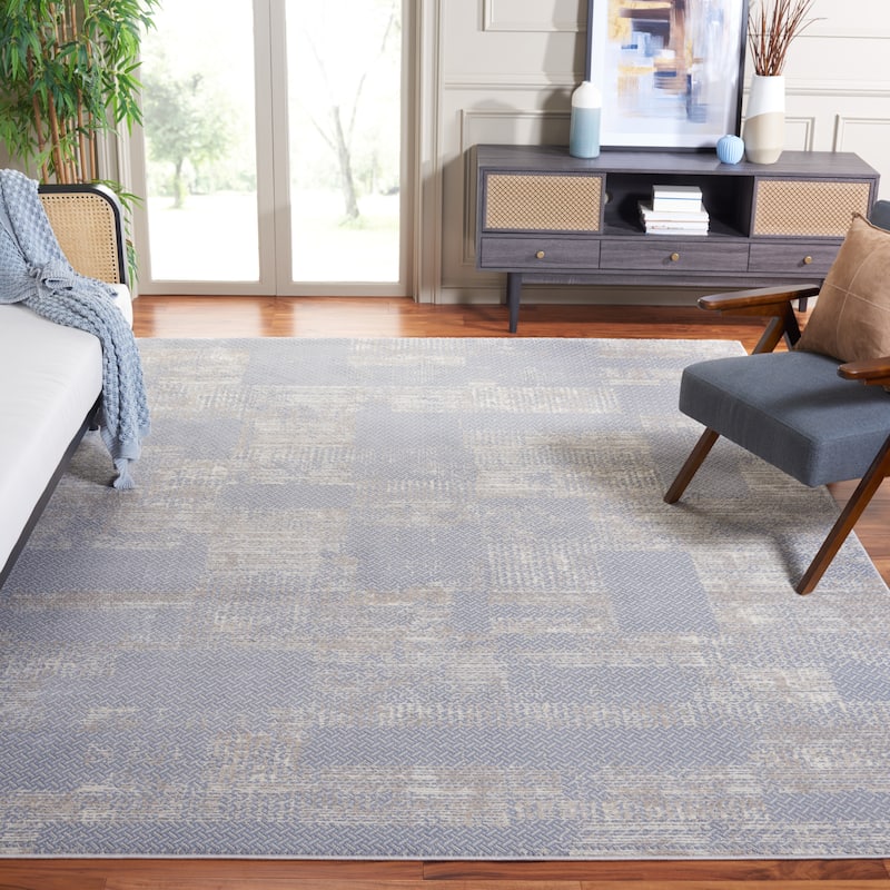SAFAVIEH Continental Jasone Modern Rug - 9' x 12' - Light Grey/Beige