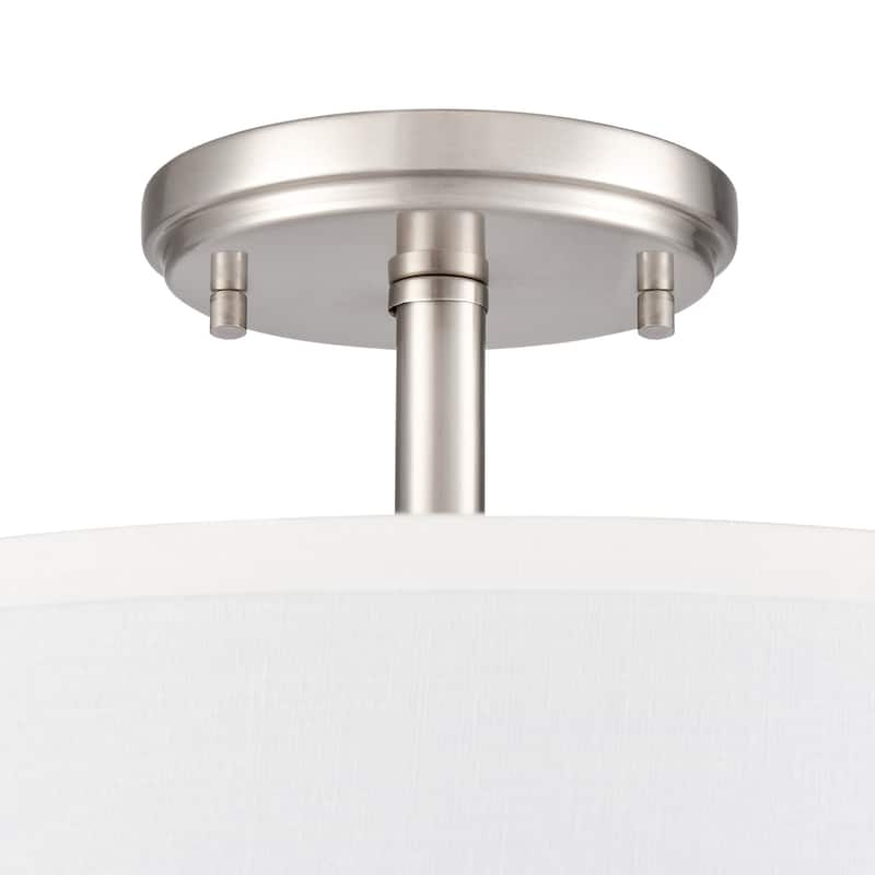 Millennium Lighting 41102 Guyten 2 Light 13" Wide Semi-flush Drum