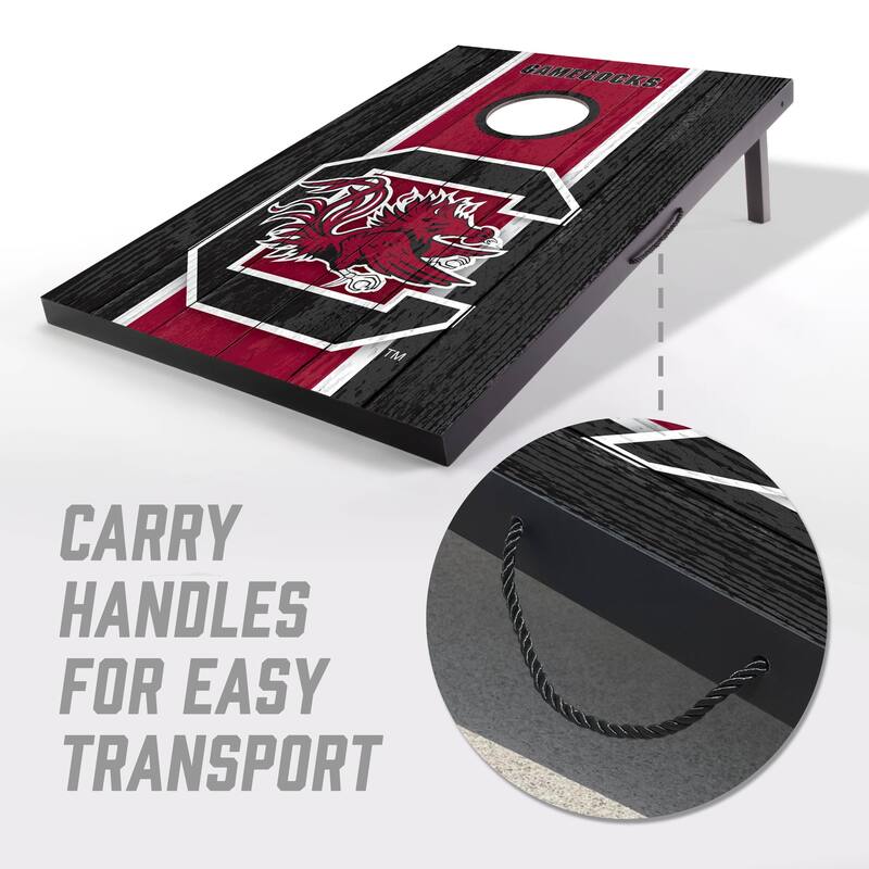 South Carolina Gamecocks NCAA Compact 2x3 Tailgate Cornhole Board Set