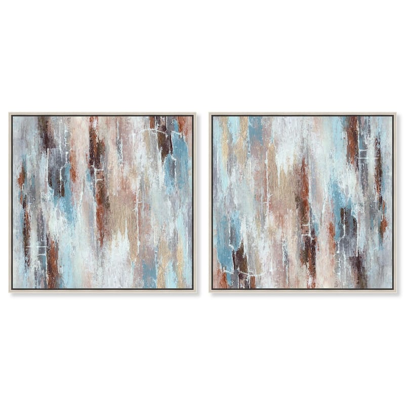 Abstract Landscape Canvas by Art Remedy - 54" x 36" - White