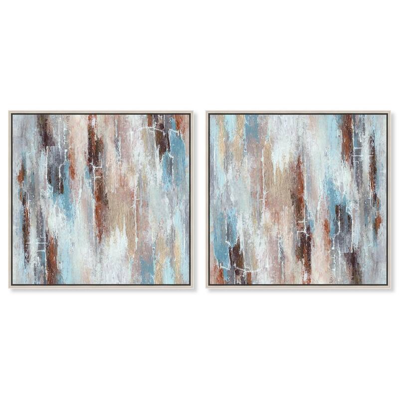 Bauhaus Canvas by Art Remedy - 30" x 36" - Silver