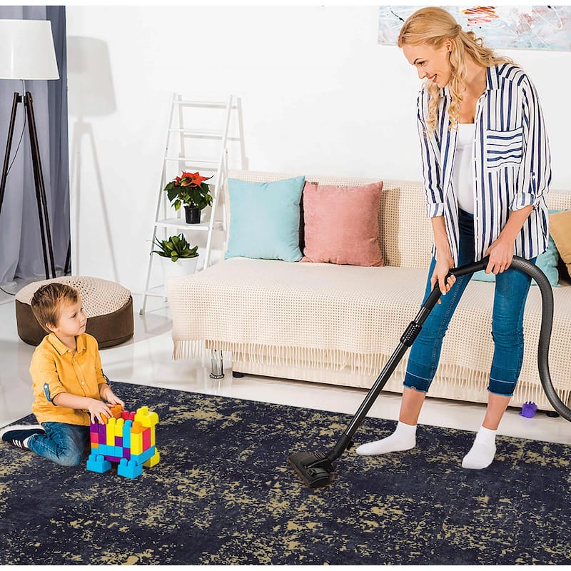 2'6"x10"' Area Rugs Machine Washable Rugs Living Room Rugs for Bedroom Laundry Room Kitchen Non Slip Carpet Abstract Soft