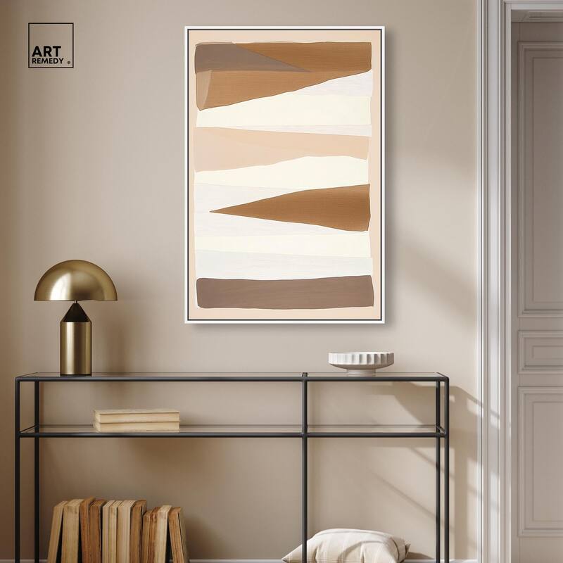 Linear Landscape II Canvas by Art Remedy