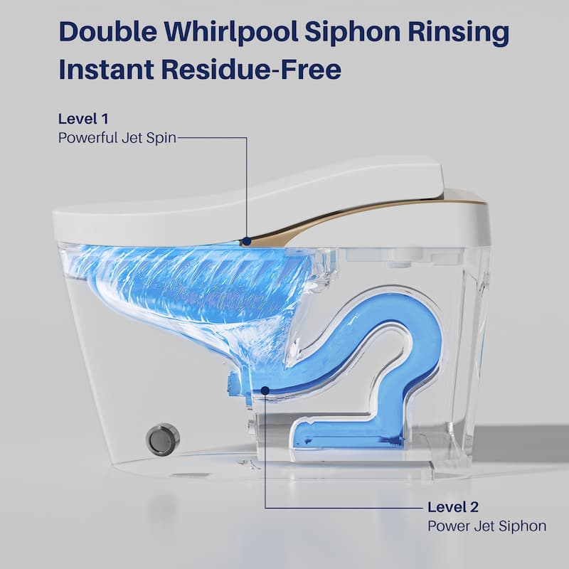 Smart Toilet with Bidet & Auto Flush