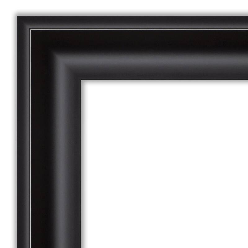 Amanti Art Grand Black Framed Dry Erase Magnetic Board