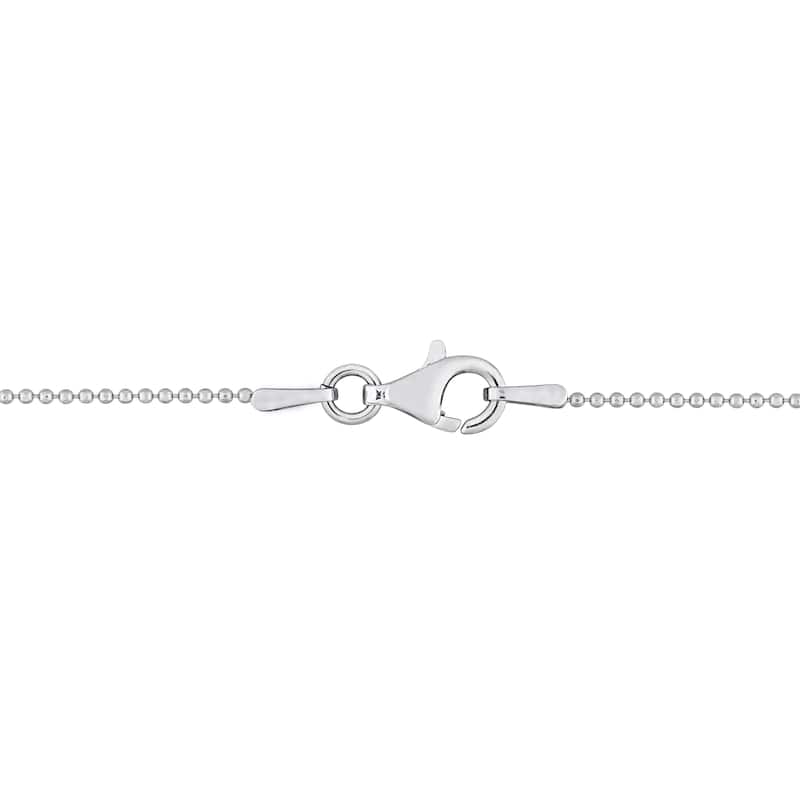 Miadora Sterling Silver Ball Chain Unisex Necklace