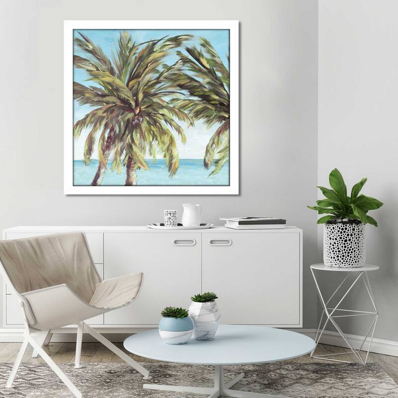 "View of the Coastline 2 (Square)" Print on Acrylic