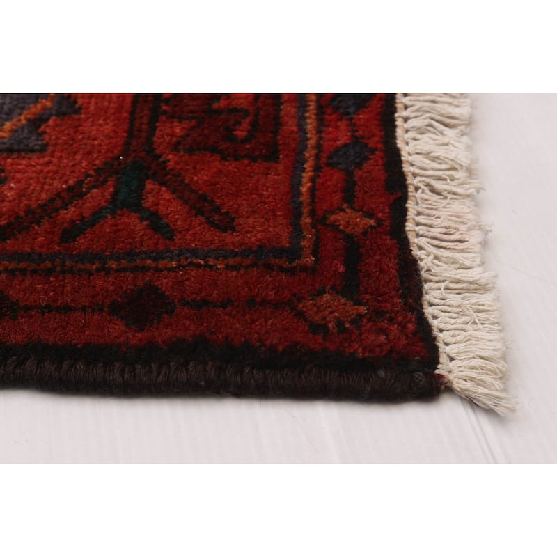 ECARPETGALLERY Hand-knotted Konya Anatolian Red Wool Rug - 5'0 x 14'3