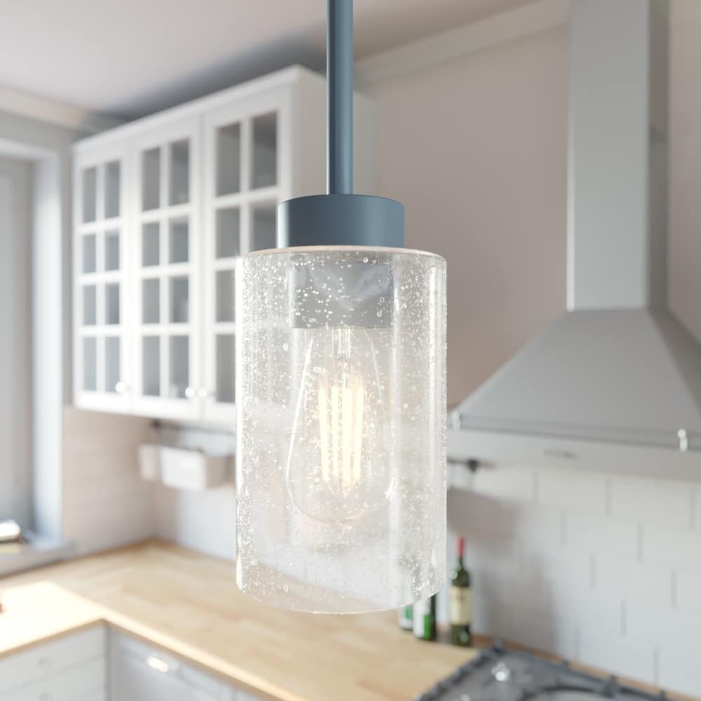 Hunter Hartland 1-Light Mini Pendant - Kitchen Island, Dining Room, Bedroom - Farmhouse, Industrial