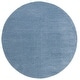 preview thumbnail 47 of 45, SAFAVIEH Vision Hellin Contemporary Solid Rug 6'7" Round - Blue - Round